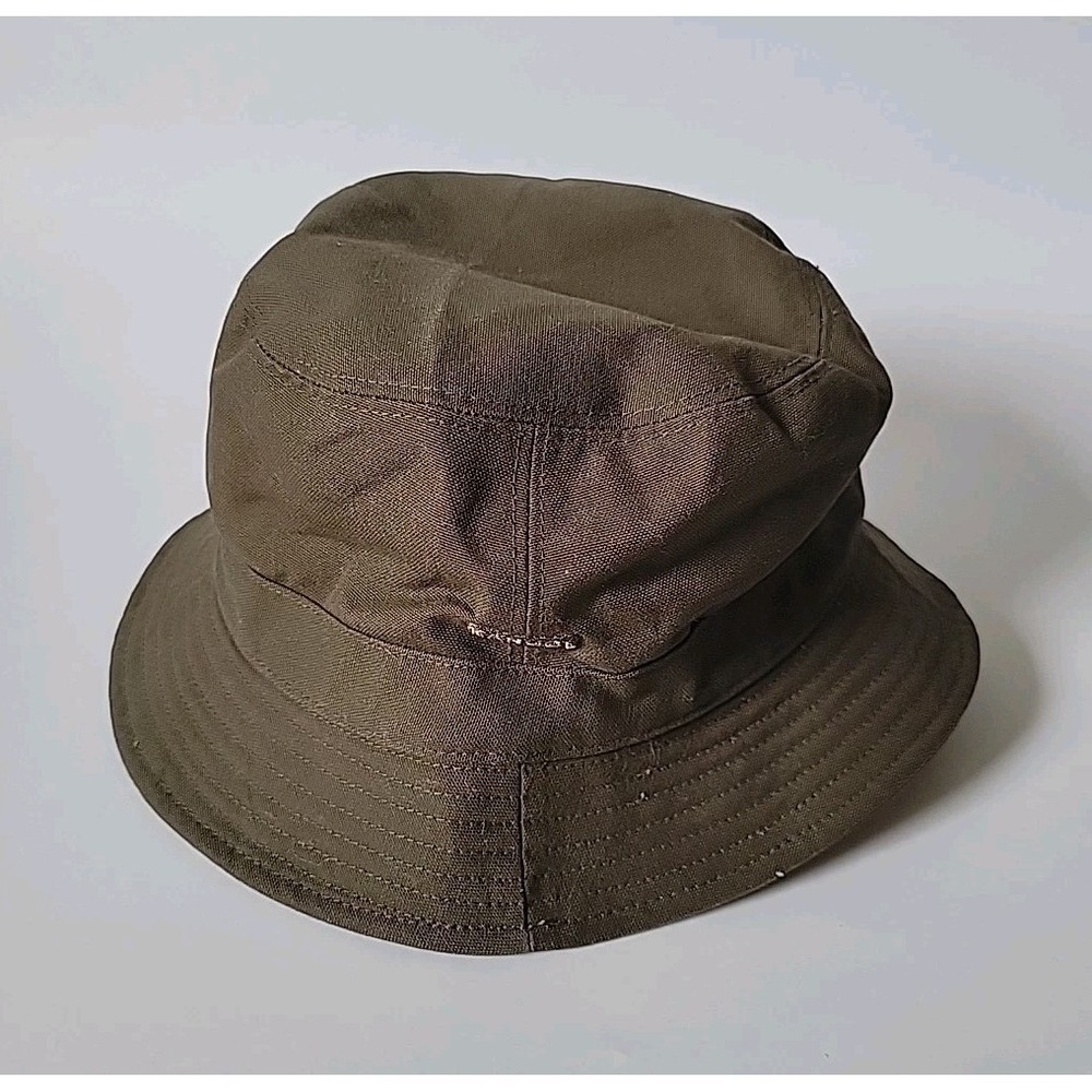 Kangol Vintage Spey Bucket Hat Washed Cotton Military Green Casual Hip Hop 90s